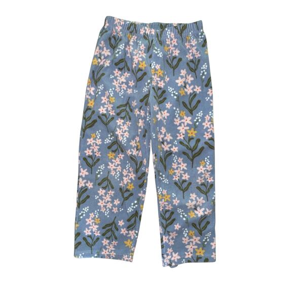 Carter's Lavender Floral Fleece Girl's PJ Pant Set size 5 - Picture 4 of 12